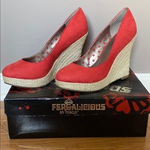 Beautiful red shoes! New with tags! Never worn!